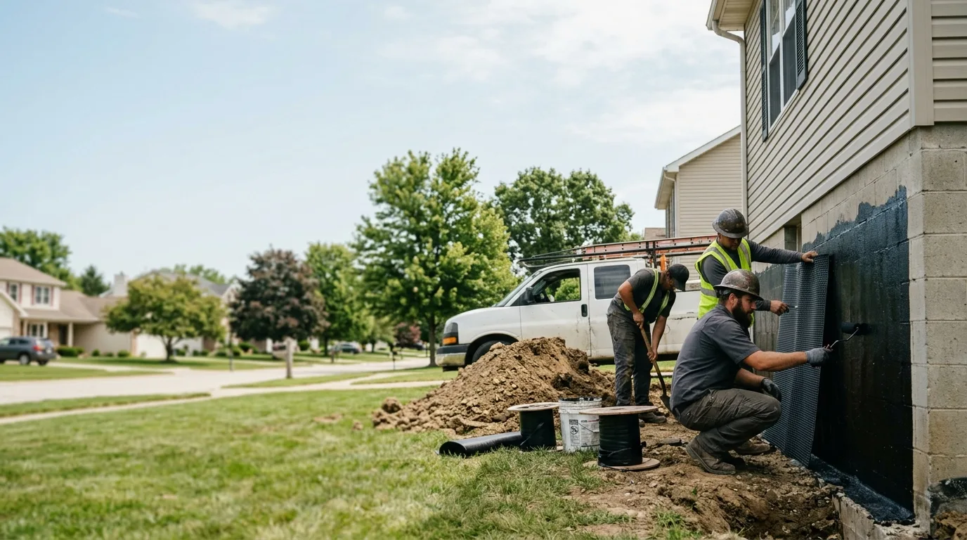 Basement Waterproofing in Shepardsville, IN near me